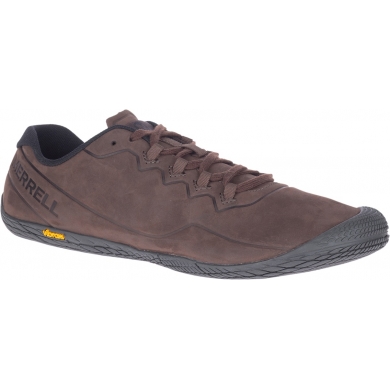 Merrell Minimalne buty biegowe Vapor Glove 3 Luna skórzane ciemnobrązowe męskie